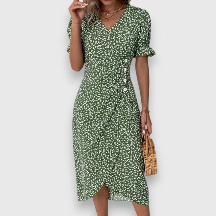 Tessina – Elegant Floral Dress Clara Monroe