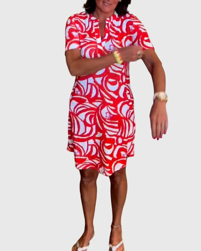 Elle™ | Flattering Avenue Walk Dress Clara Monroe