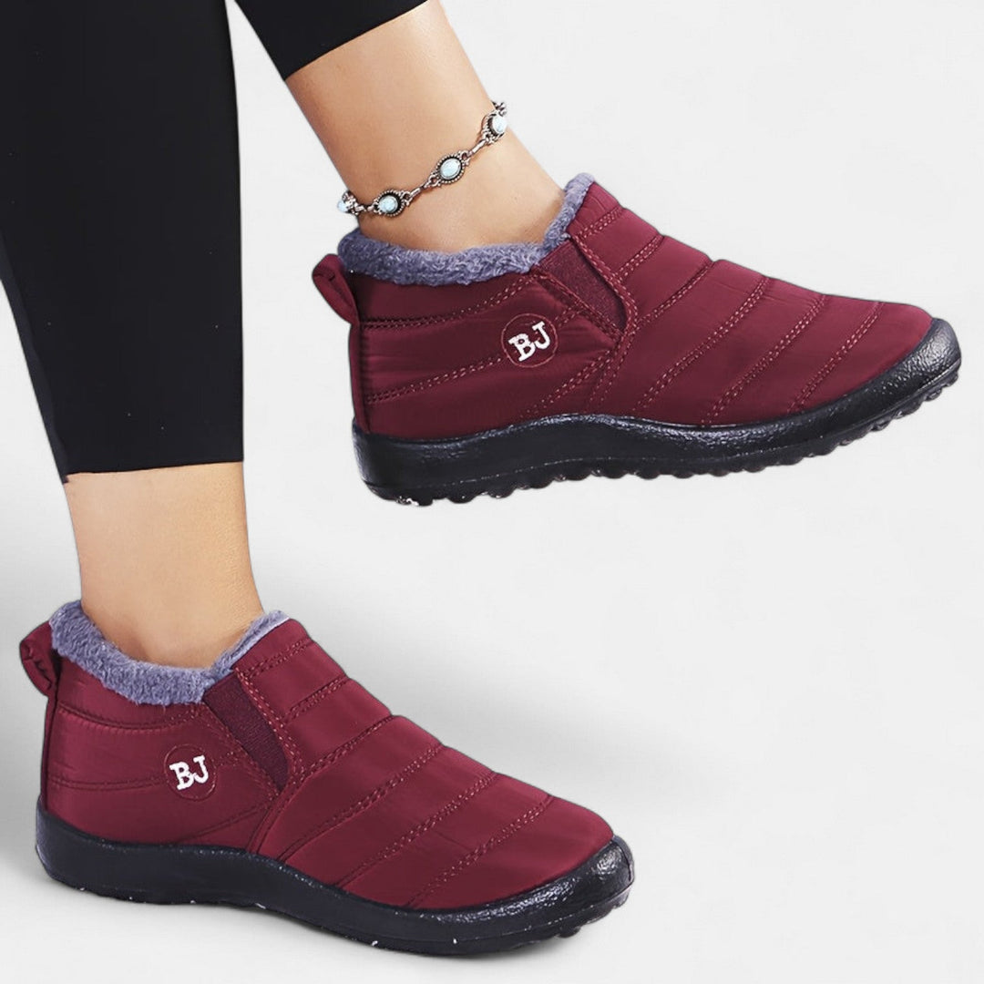 Victoria | Warm Winter Slip-On Boots. Clara Monroe