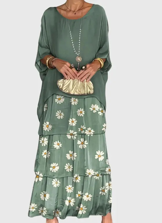Susan™ | Long and Flowing Elegant Dress Clara Monroe