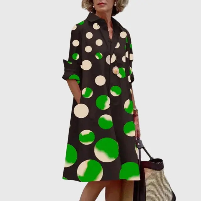 Paige™ - Elegant Dress With Pockets Clara Monroe