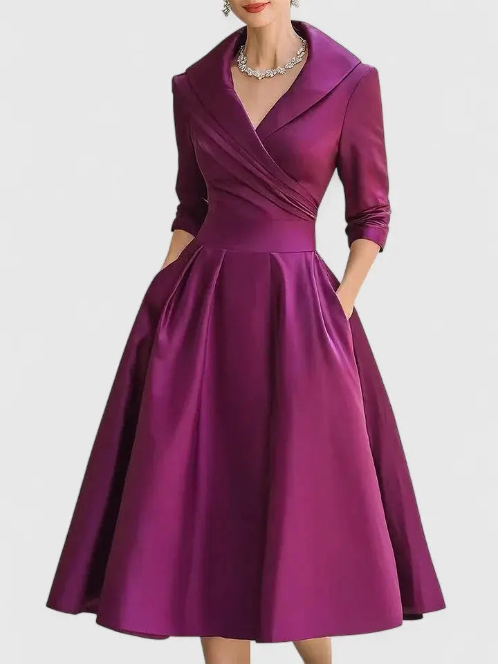 Bellamyra | Elegant Midi Dress Clara Monroe