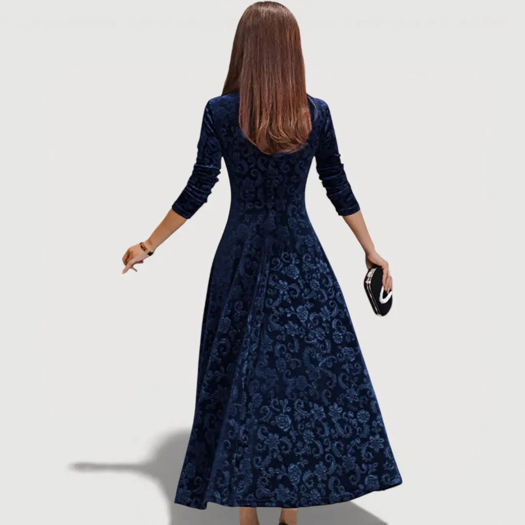 JILLIAN – ELEGANT VELVET DRESS Clara Monroe