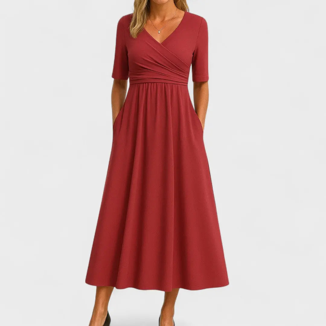 Phoebe | Elegant Midi Dress Clara Monroe