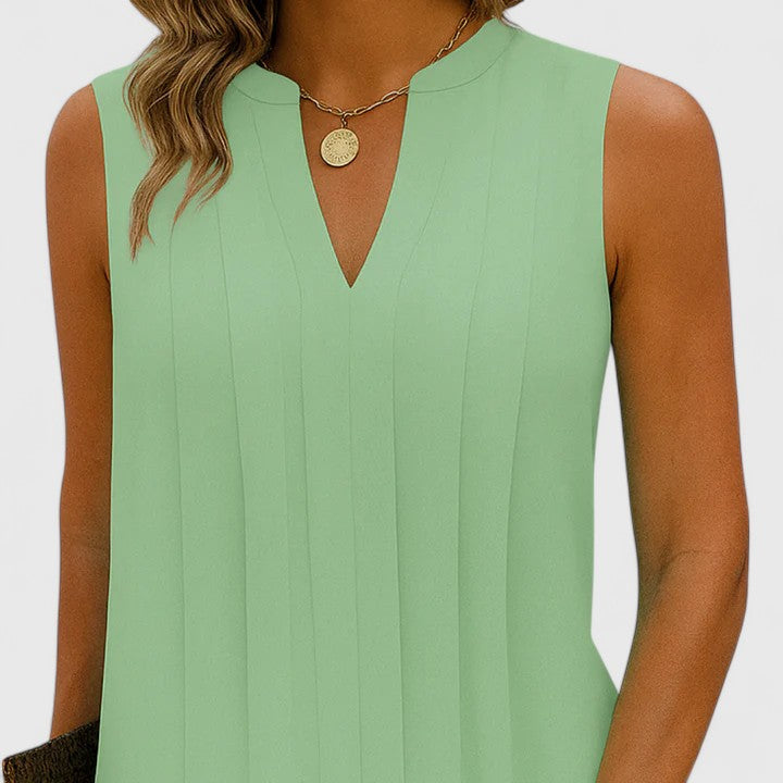 Clarhild™ | Elegant Flattering Dress with V-Neck Clara Monroe