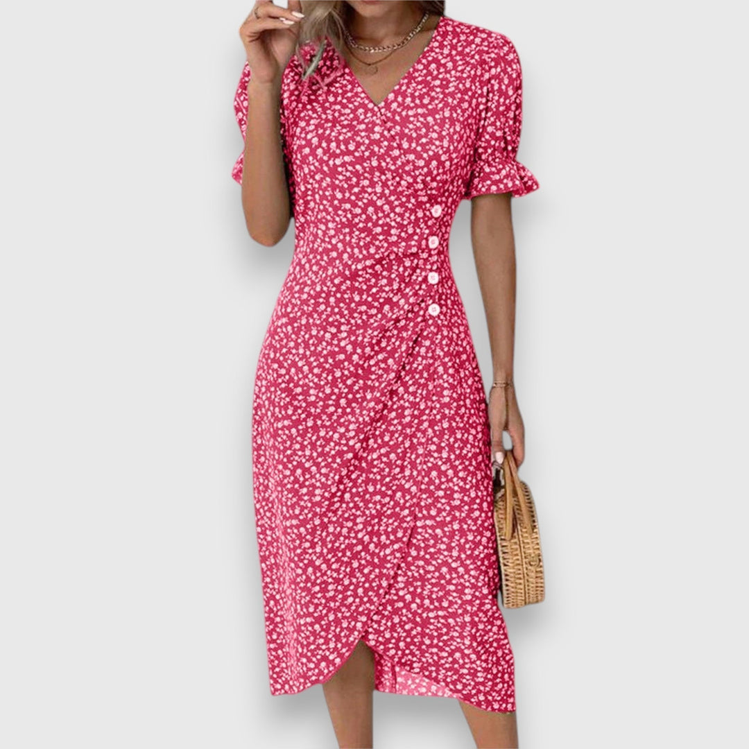 Tessina – Elegant Floral Dress Clara Monroe