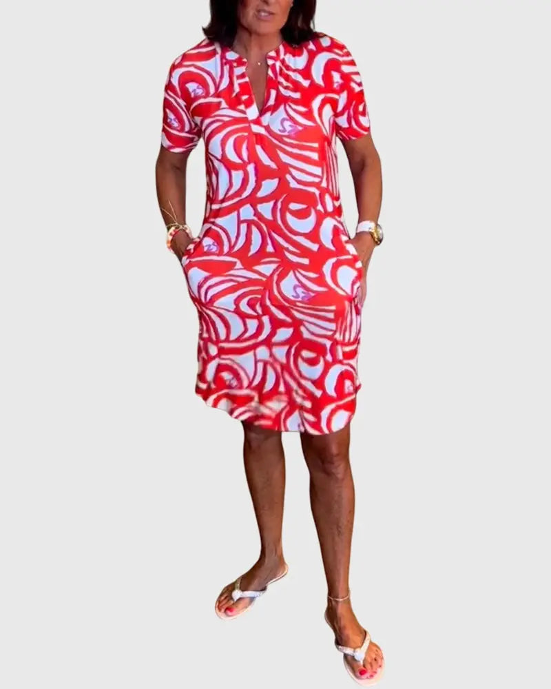 Elle™ | Flattering Avenue Walk Dress Clara Monroe