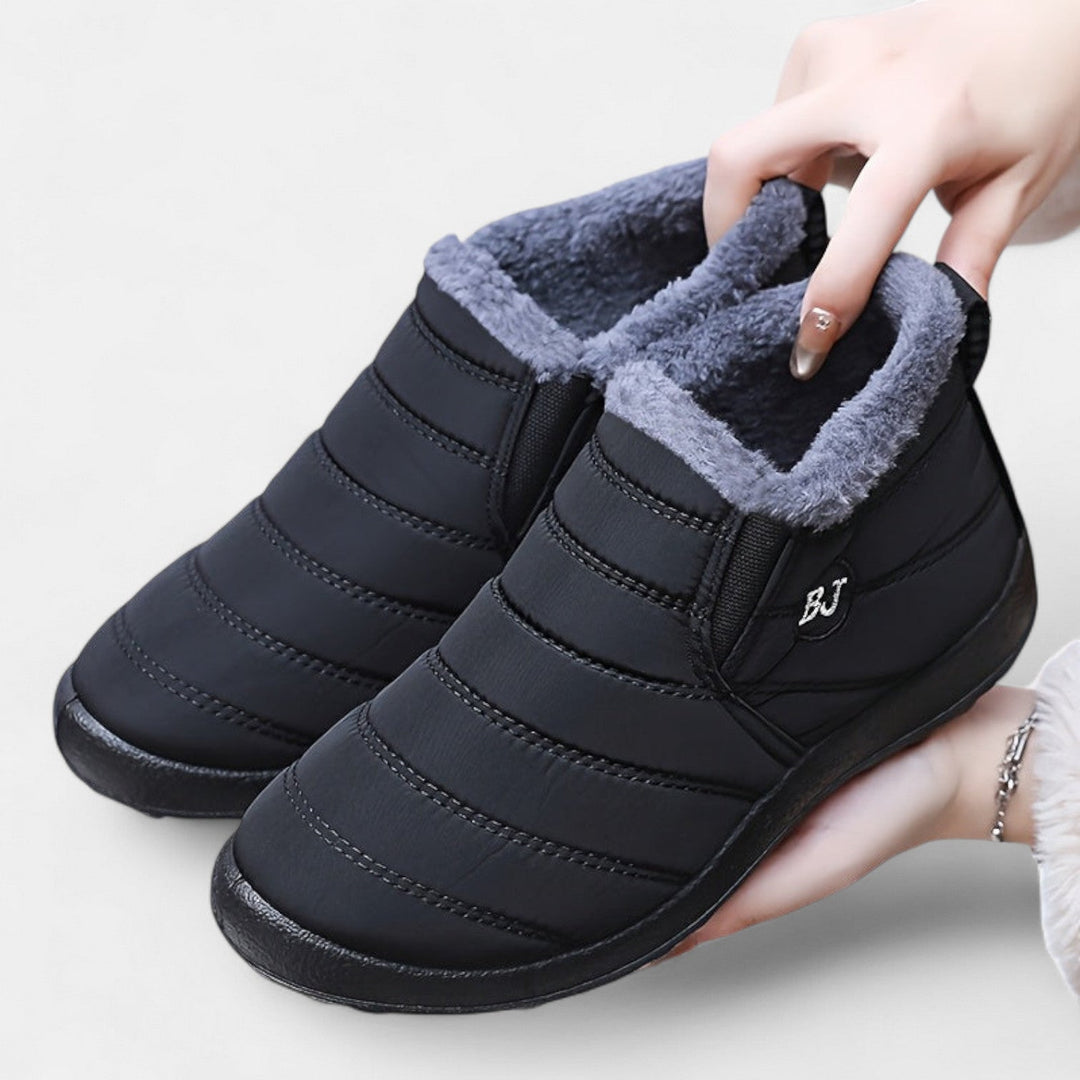 Victoria | Warm Winter Slip-On Boots. Clara Monroe
