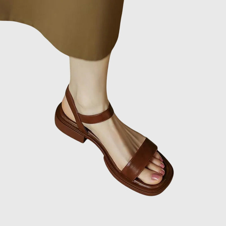 Celestia™ | Orthopedic Leather Sandals Clara Monroe