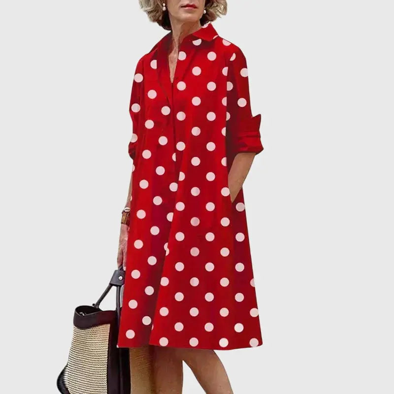 Paige™ - Elegant Dress With Pockets Clara Monroe
