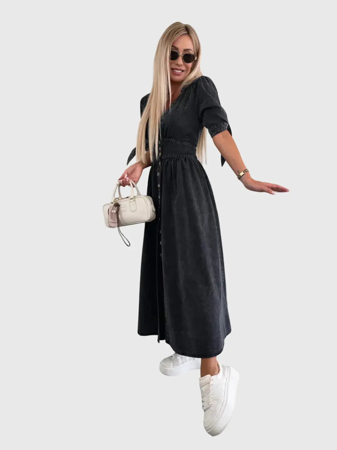 Sophia™ | Elegant Denim Dress Clara Monroe