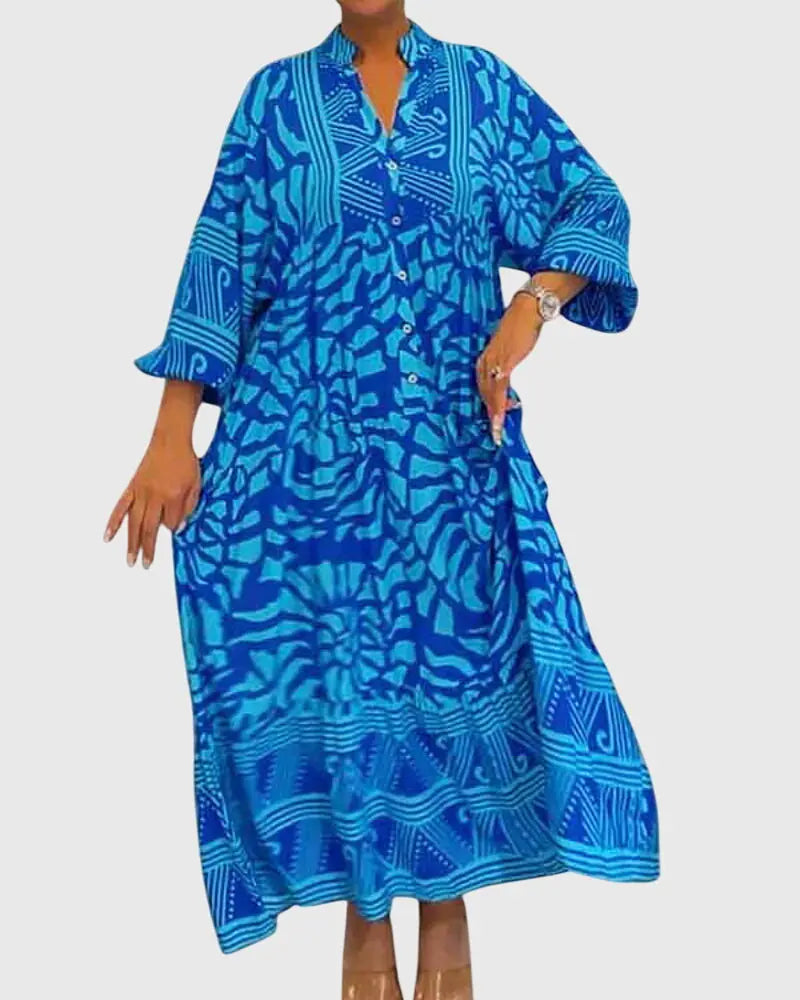 Mckinley™ | Maxi Dress With Elegant Print Clara Monroe