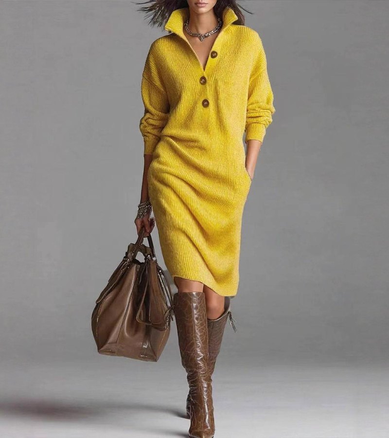 ICEY ELEGANT WINTER  DRESS