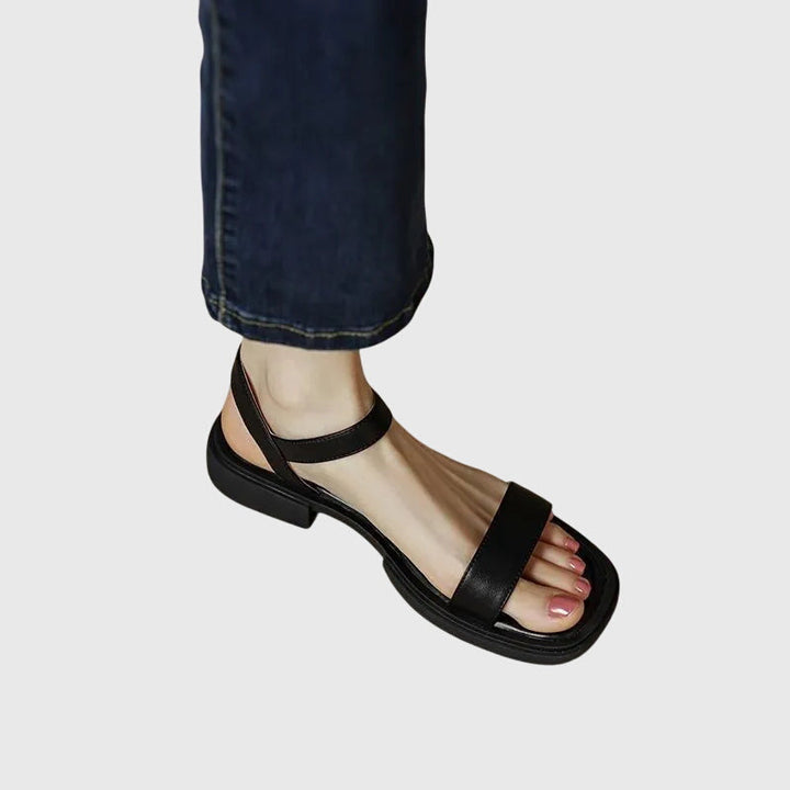 Celestia™ | Orthopedic Leather Sandals Clara Monroe