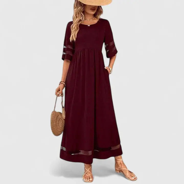Delymarina | Elegant Midi Dress Clara Monroe