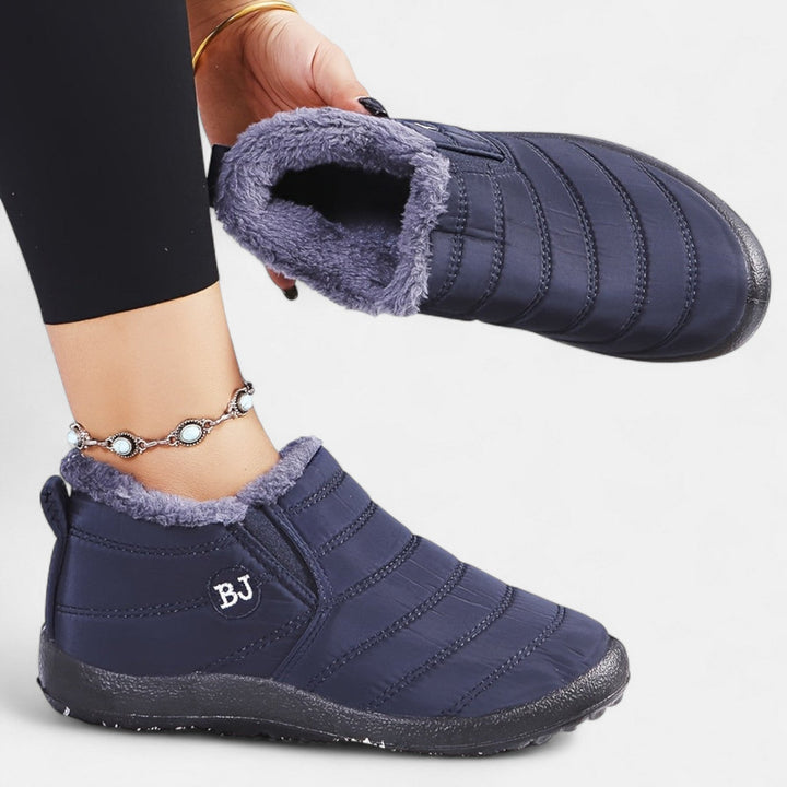 Victoria | Warm Winter Slip-On Boots. Clara Monroe