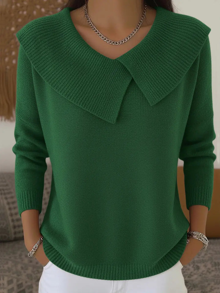 Lucia | Warm Sweater with Soft Collar Clara Monroe