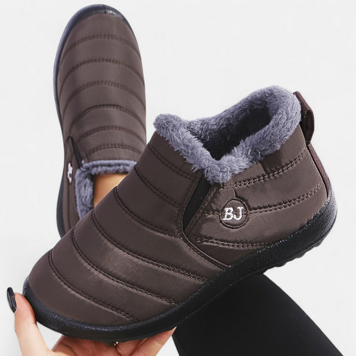 Victoria | Warm Winter Slip-On Boots. Clara Monroe