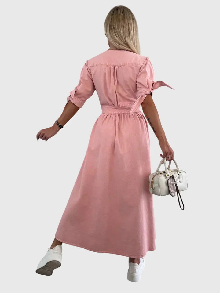 Sophia™ | Elegant Denim Dress Clara Monroe