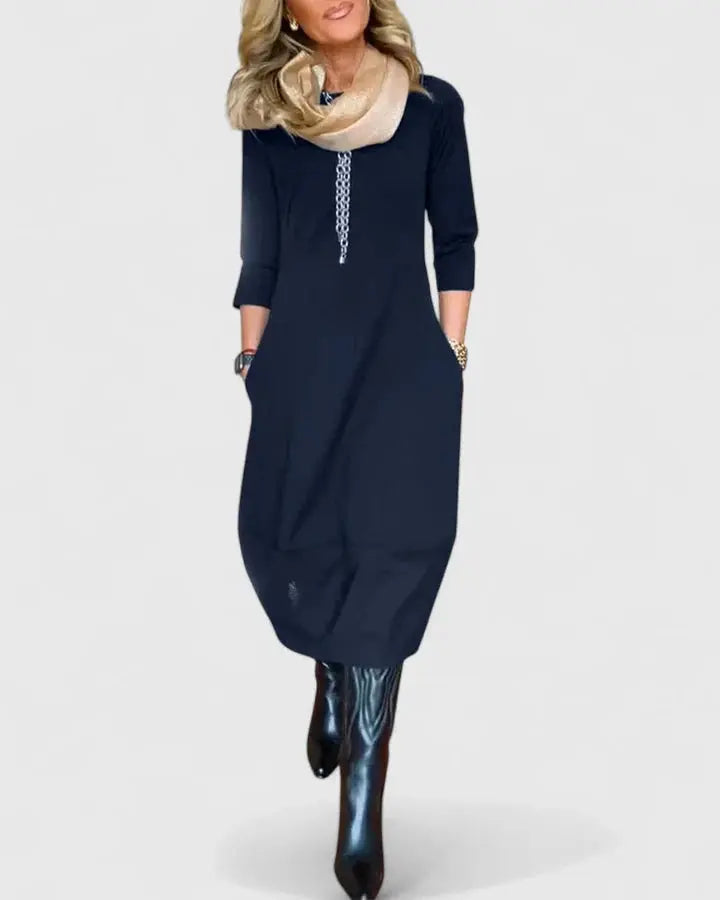Danyshka | Elegant Midi Dress Clara Monroe