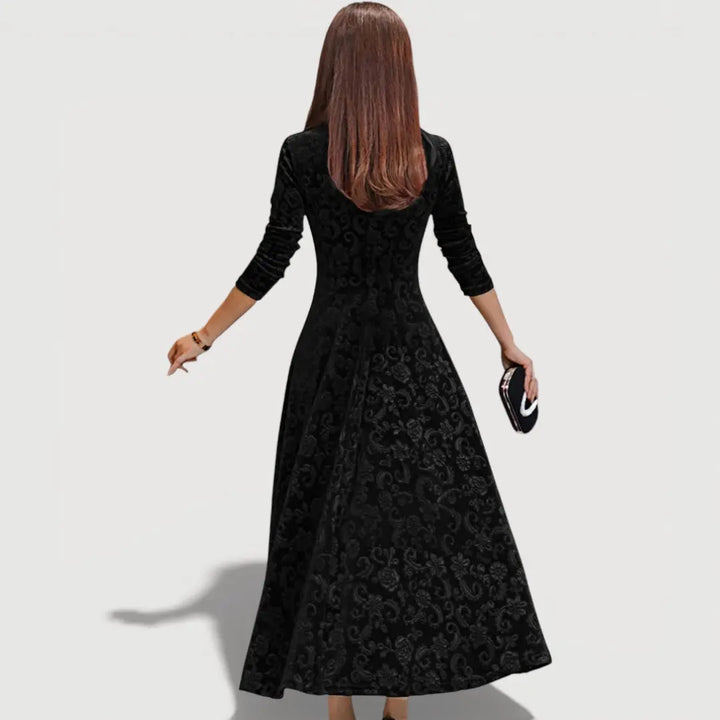 JILLIAN – ELEGANT VELVET DRESS Clara Monroe