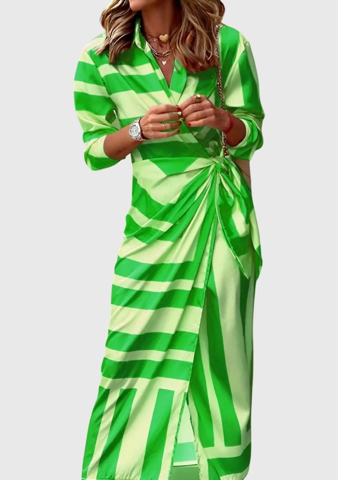 Everly™ | Elegant Wrap Dress with Print Clara Monroe