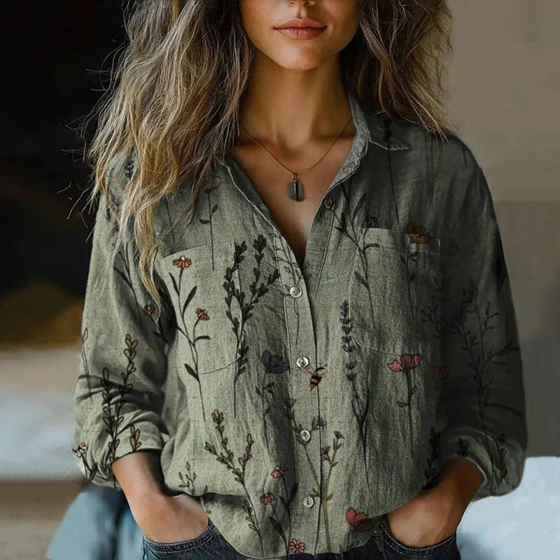 Rebecca™ | Bohemian Pattern Vintage Blouse Local Neighbours Sedona