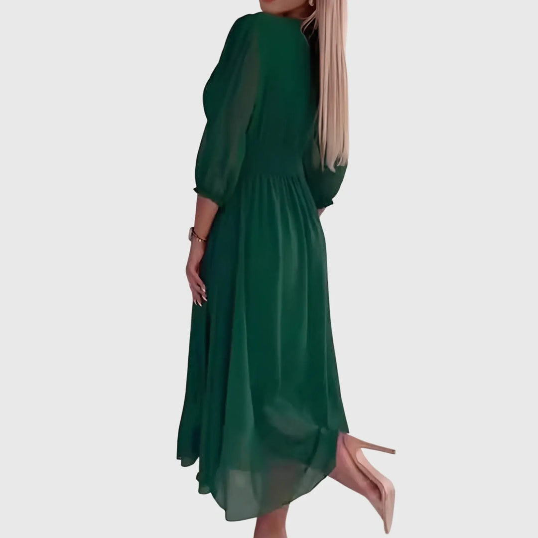 Chloe™ | Lightweight Silky Chiffon Dress Clara Monroe