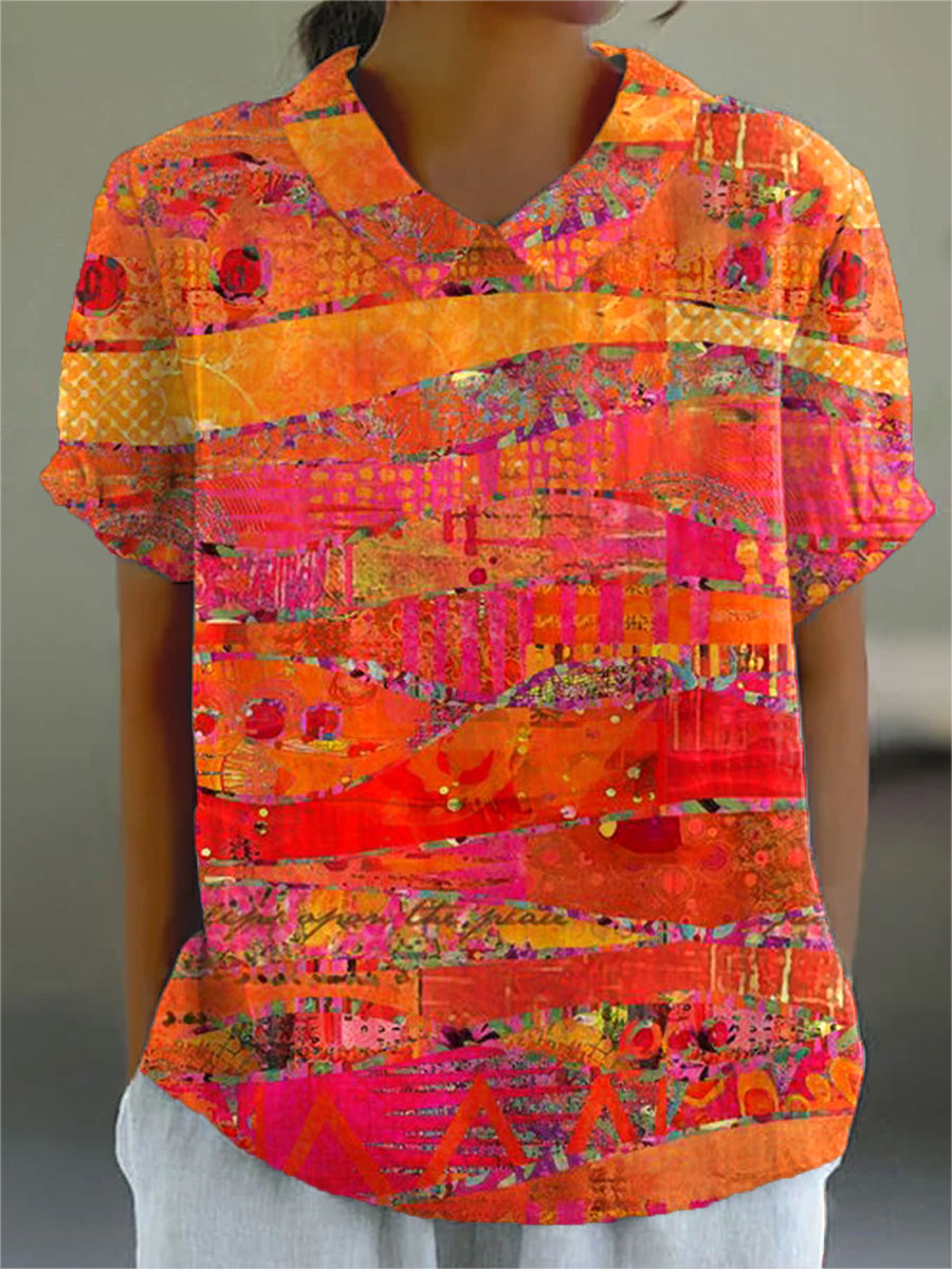 Isla | Abstract Print Shirt Local Neighbours Sedona