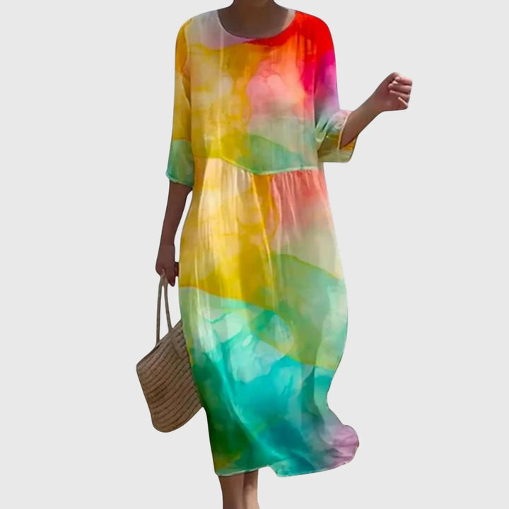 Hayley™ | Stylish Floral Maxi Dress Clara Monroe