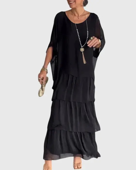 Susan™ | Long and Flowing Elegant Dress Clara Monroe