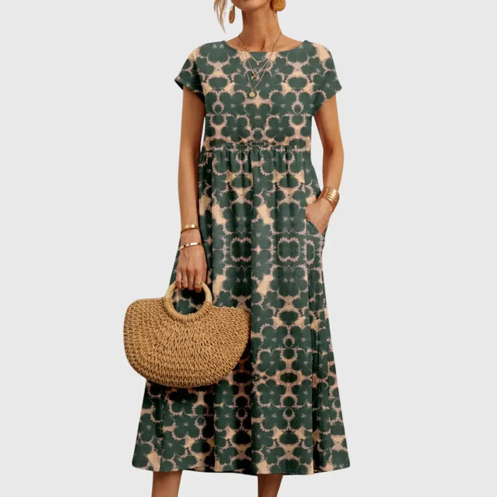 Valencia™  | Chic Floral Dress Clara Monroe