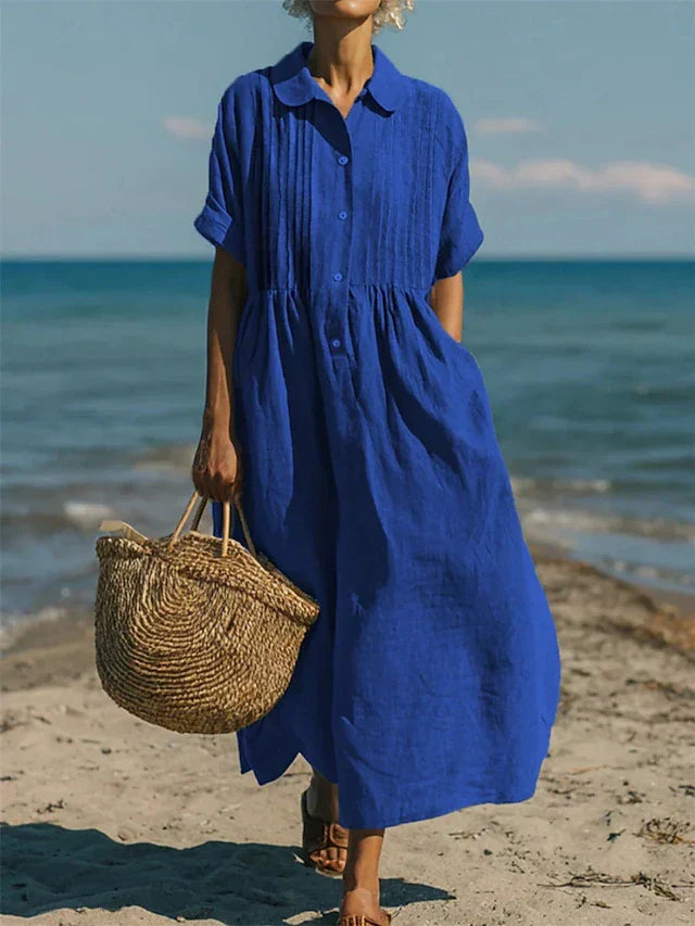 Alice | Cotton Button Shirt Dress Local Neighbours Sedona