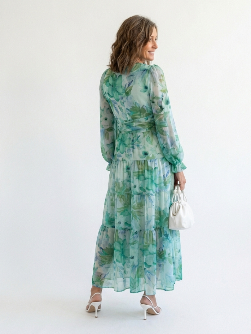 Althea | Long Sleeve Floral Maxi Dress Local Neighbours Sedona