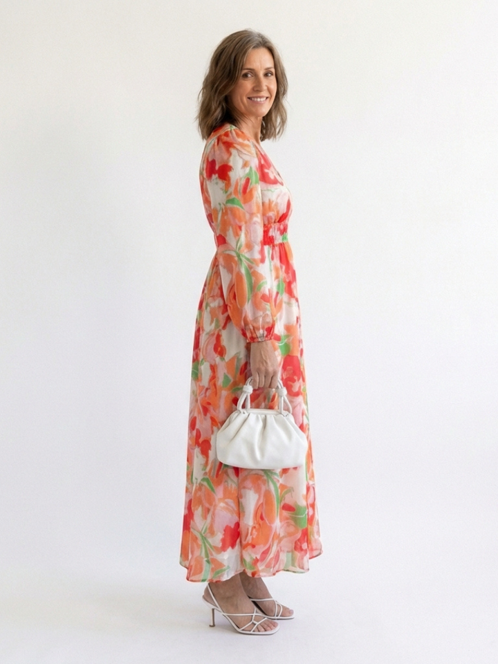 Althea | Long Sleeve Floral Maxi Dress Local Neighbours Sedona