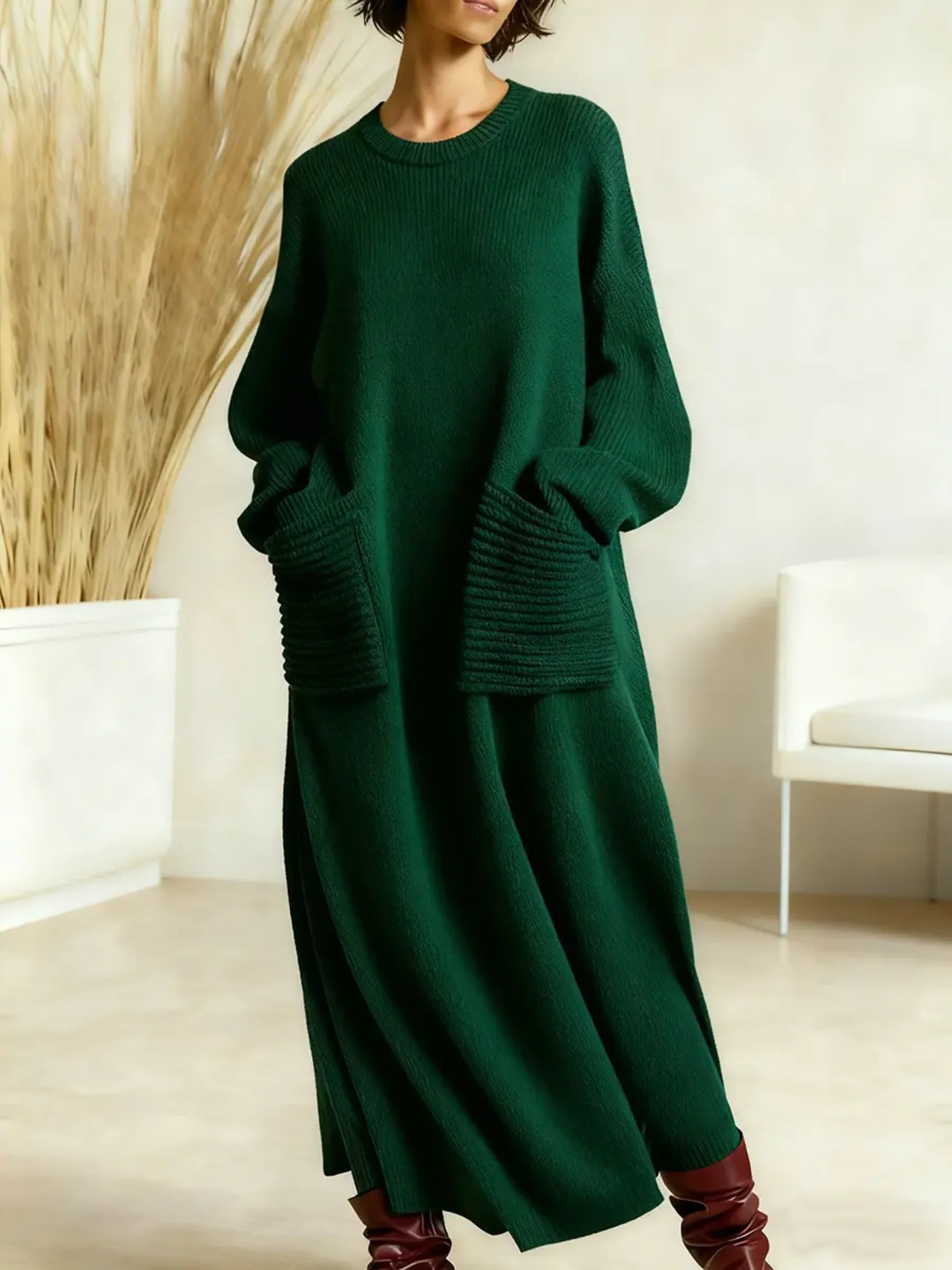 RAYA – Knit-Pocket Dress