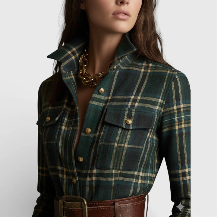 Scarlett | Belted Shirt Dress Clara Monroe