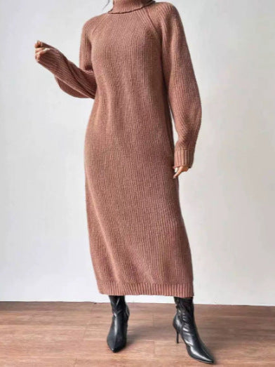Marjorie | Knit Turtleneck Sweater Dress