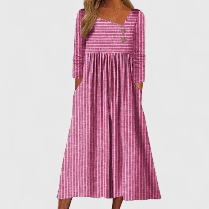 Cleomarie | Elegant Midi Dress Clara Monroe