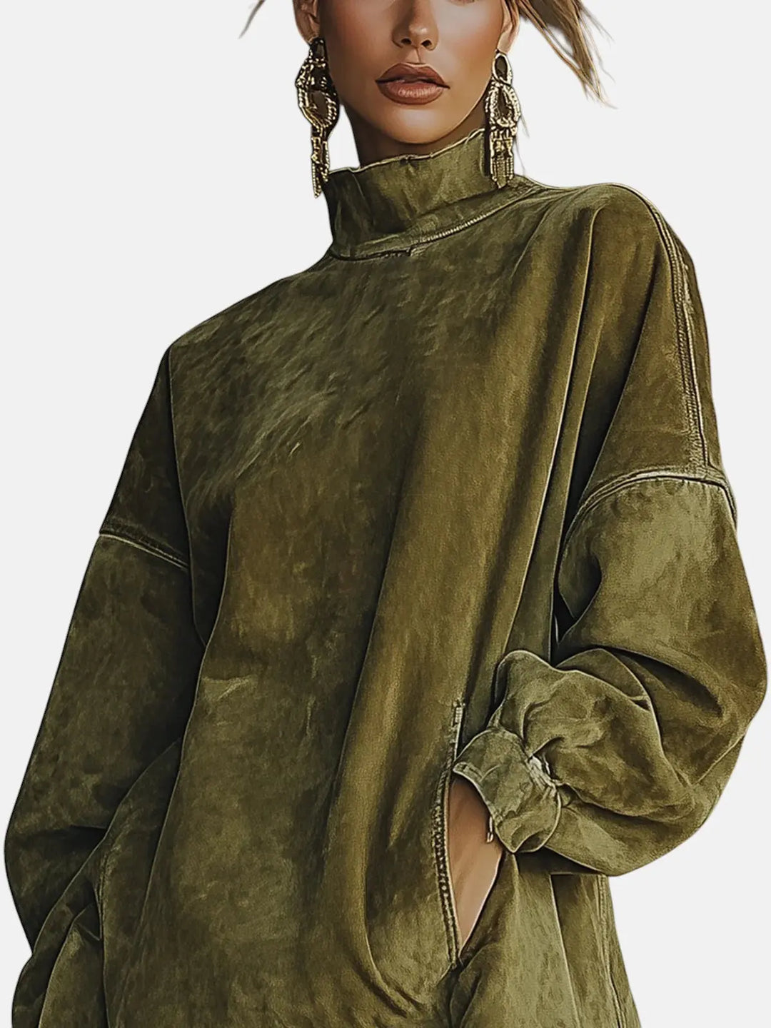 Sheri | Cozy Suede Fringe Dress Clara Monroe