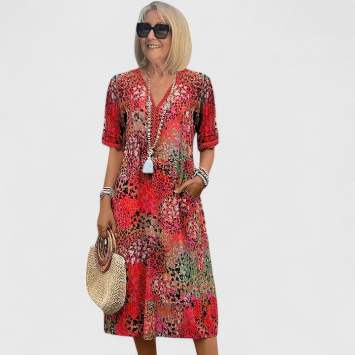 Isolde™ | Stylish Midi Dress Clara Monroe