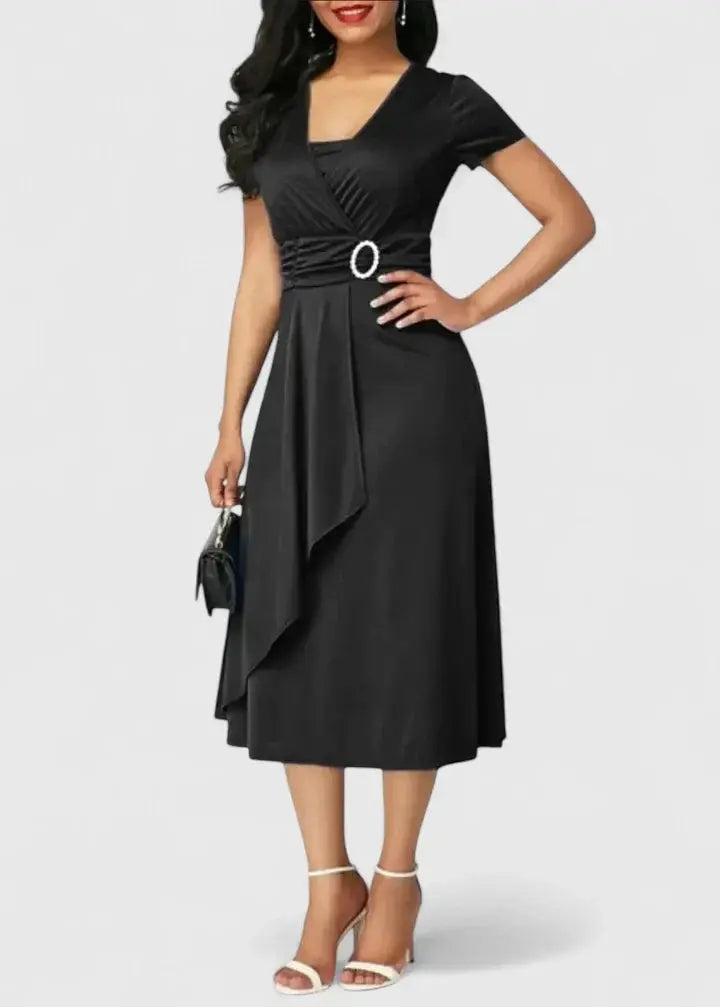Zhyrelle | Elegant Midi Dress Clara Monroe