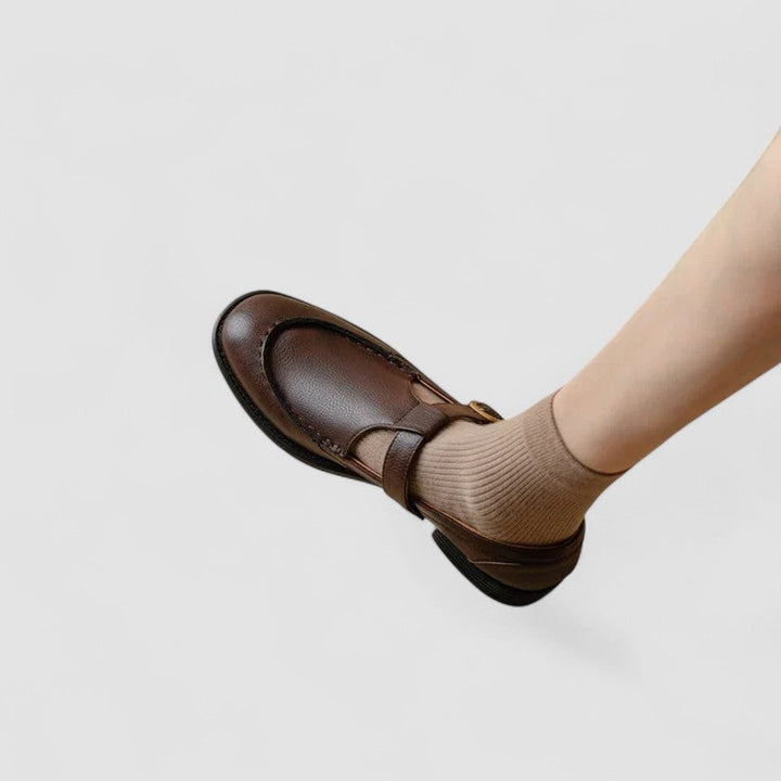 Zhelynne | Orthopedic Square-Toe Mary Jane Shoes Clara Monroe