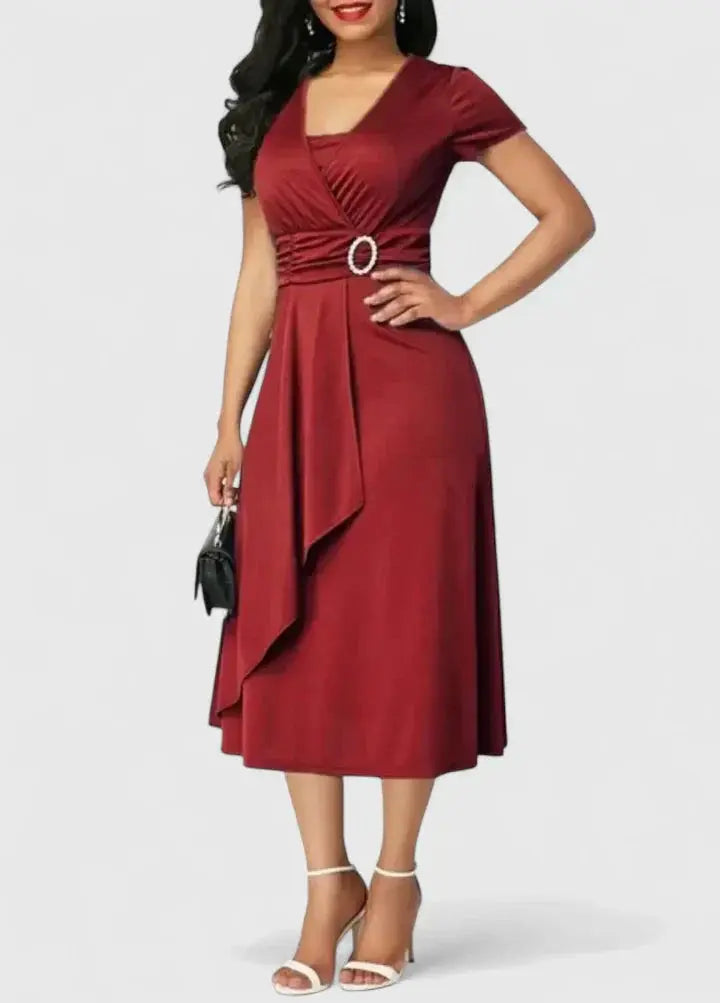 Zhyrelle | Elegant Midi Dress Clara Monroe