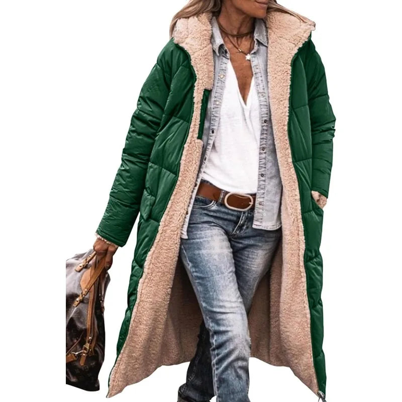 Lena Reversible Hooded Puffer Coat
