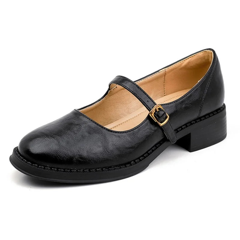 Katrina | Classic Comfort Mary Janes Made of Leather