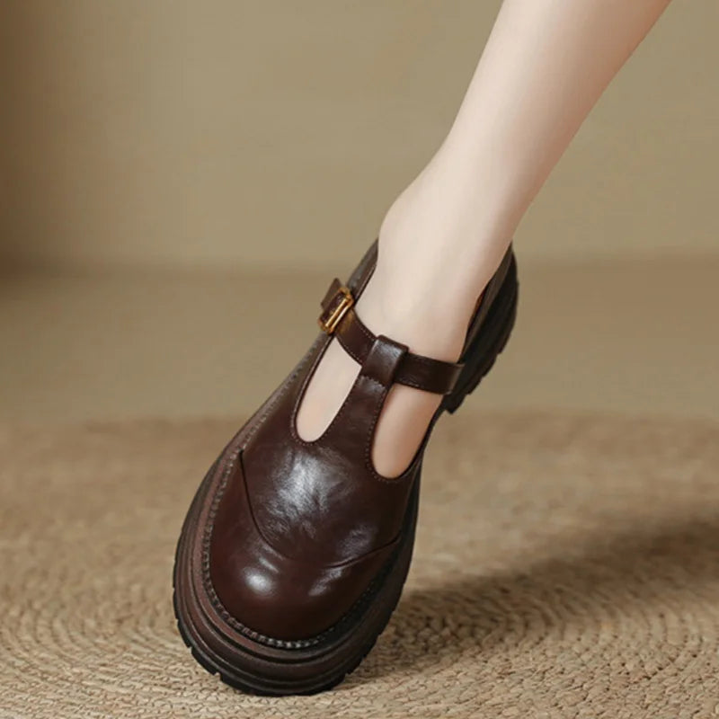 Selene | T-bar Shoes