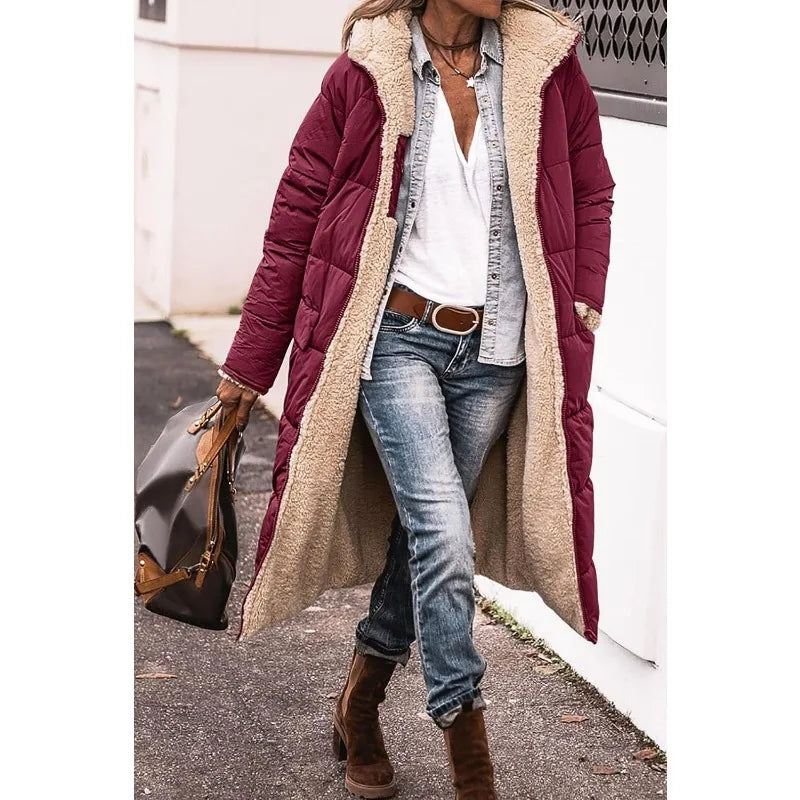 Lena Reversible Hooded Puffer Coat