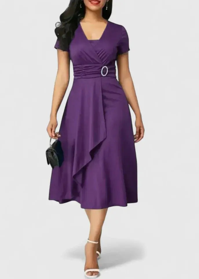 Zhyrelle | Elegant Midi Dress Clara Monroe