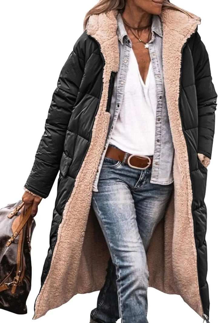 Lena Reversible Hooded Puffer Coat